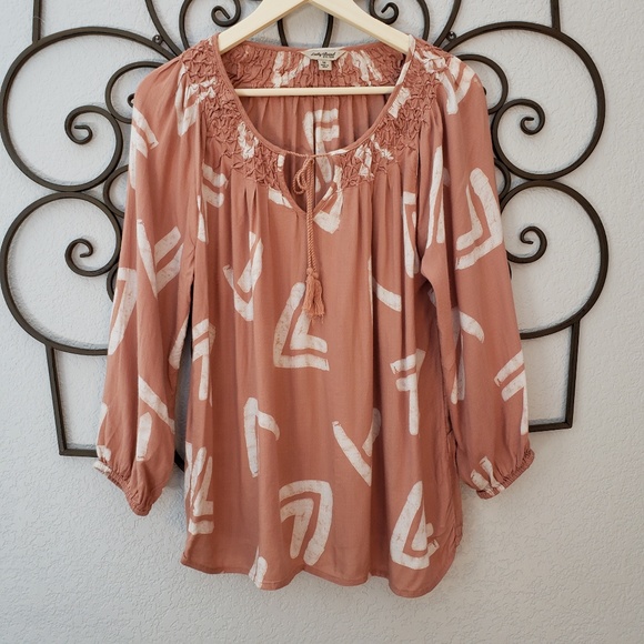 Lucky Brand Tops - Lucky Brand boho 3/4 sleeve